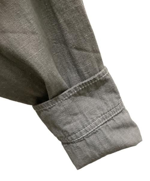 STUDIO D'ARTISAN（ステュディオダルチザン）STUDIO D'ARTISAN (ステュディオダルチザン) ワークシャツ オリーブ サイズ:Mの古着・服飾アイテム