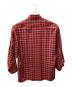 ALMOSTBLACK (オールモストブラック) CHECK LONG SHIRTS レッド サイズ:2：9000円