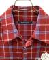中古・古着 ALMOSTBLACK (オールモストブラック) CHECK LONG SHIRTS レッド サイズ:2：9000円
