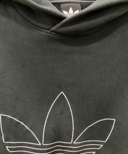 BALENCIAGA（バレンシアガ）BALENCIAGA (バレンシアガ) adidas Originals (アディダスオリジナル) プルオーバーパーカー グリーン サイズ:4の古着・服飾アイテム