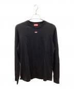 DIESELディーゼル）の古着「T-JUST-LS-D ロンT」｜ブラック