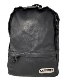 SMIR NASLI×OUTDOOR PRODUCTS（サミールナスリ×アウトドア プロダクツ）の古着「別注Leather Minimal Day Pack」｜ブラック