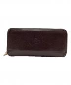 IL BISONTEイル ビゾンテ）の古着「ラウンドファスナー長財布」｜ブラウン
