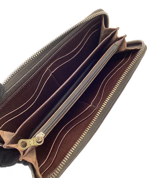 IL BISONTE（イル ビゾンテ）IL BISONTE (イル ビゾンテ) ラウンドファスナー長財布 ブラウンの古着・服飾アイテム