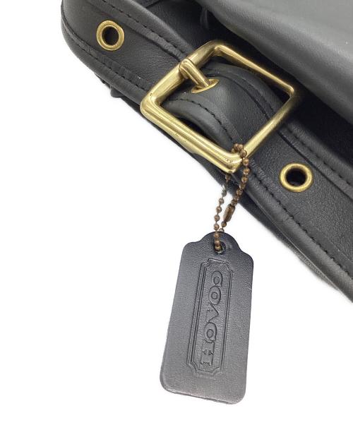 COACH（コーチ）COACH (コーチ) 巾着ショルダーバッグ ネイビーの古着・服飾アイテム