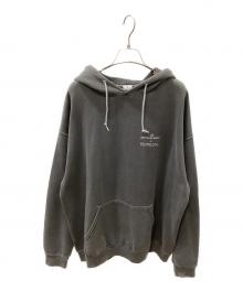 FRUIT OF THE LOOM×Jean-Michel Basquiat（フルーツオブザルーム×ジャン ミシェル バスキア）の古着「バックプリントパーカー」｜グレー