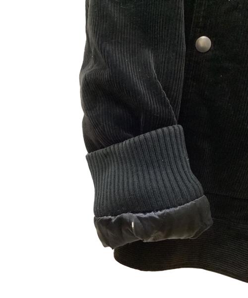 NUMBER (N)INE（ナンバーナイン）NUMBER (N)INE (ナンバーナイン) 00sコーデュロイダウンジャケット ブラック サイズ:2の古着・服飾アイテム