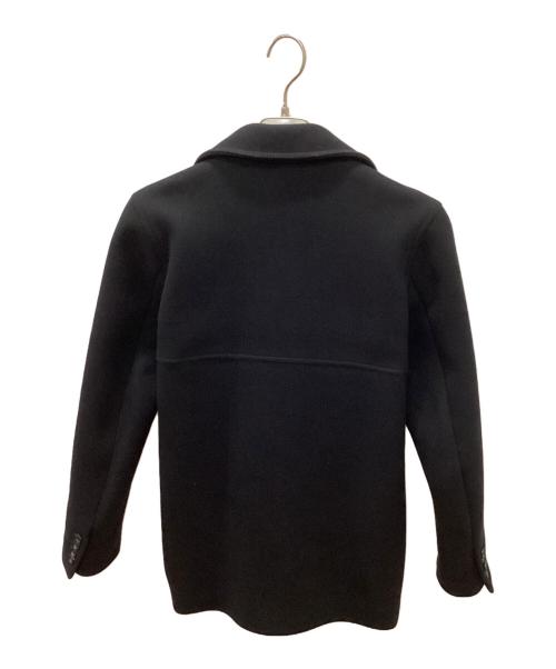 DIOR HOMME（ディオール オム）DIOR HOMME (ディオール オム) 00sウールメルトンPコート ブラック サイズ:44の古着・服飾アイテム