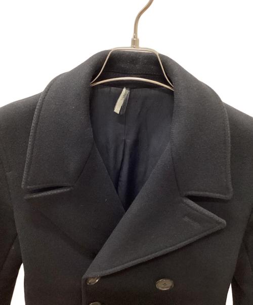 DIOR HOMME（ディオール オム）DIOR HOMME (ディオール オム) 00sウールメルトンPコート ブラック サイズ:44の古着・服飾アイテム