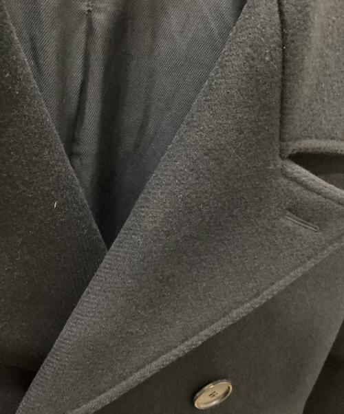 DIOR HOMME（ディオール オム）DIOR HOMME (ディオール オム) 00sウールメルトンPコート ブラック サイズ:44の古着・服飾アイテム