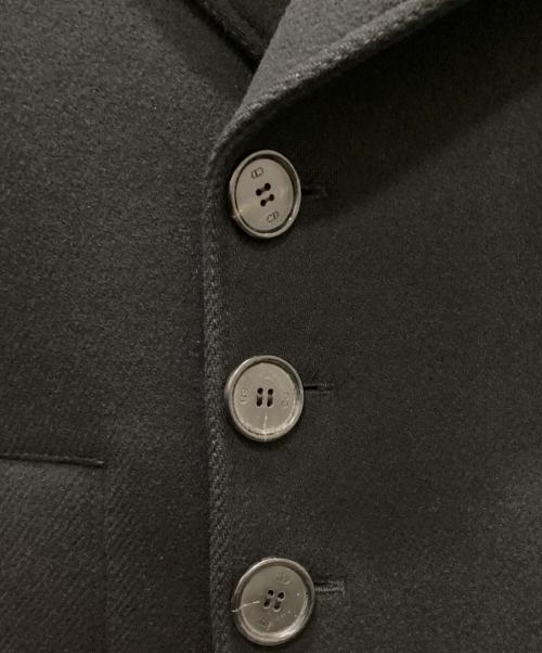 DIOR HOMME（ディオール オム）DIOR HOMME (ディオール オム) 00sウールメルトンPコート ブラック サイズ:44の古着・服飾アイテム