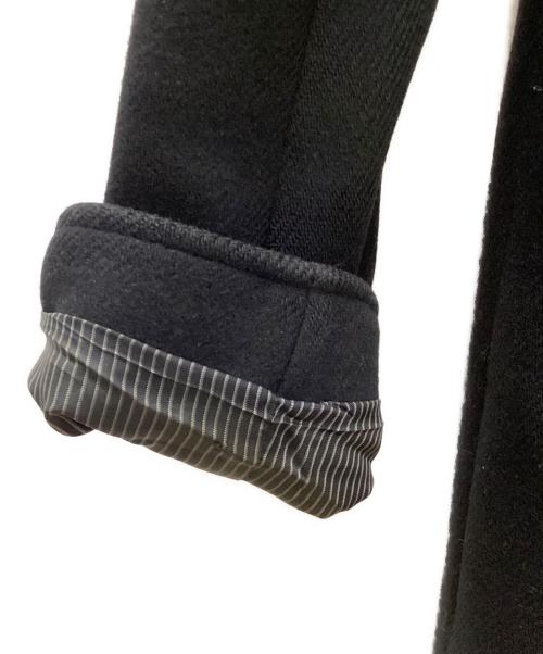 DIOR HOMME（ディオール オム）DIOR HOMME (ディオール オム) 00sウールメルトンPコート ブラック サイズ:44の古着・服飾アイテム