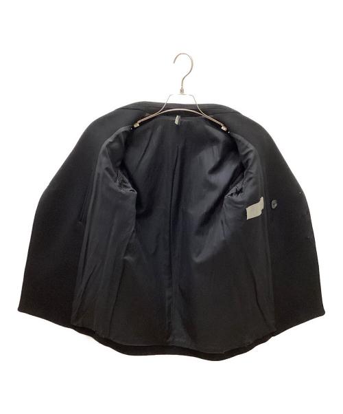 DIOR HOMME（ディオール オム）DIOR HOMME (ディオール オム) 00sウールメルトンPコート ブラック サイズ:44の古着・服飾アイテム