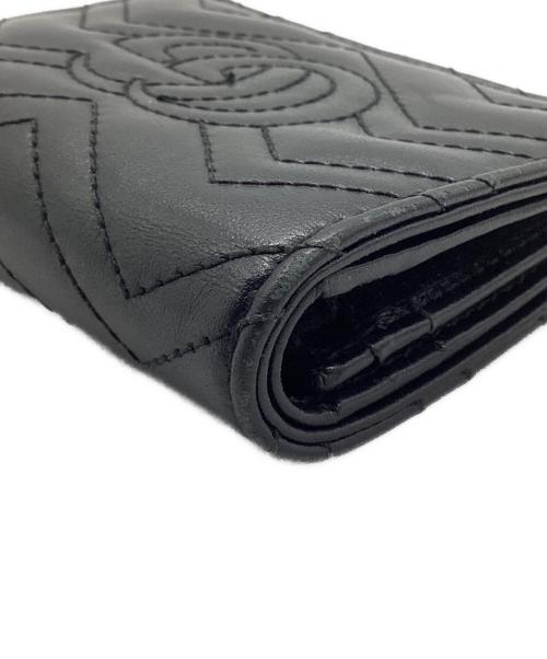 GUCCI（グッチ）GUCCI (グッチ) 2つ折り財布 ブラックの古着・服飾アイテム