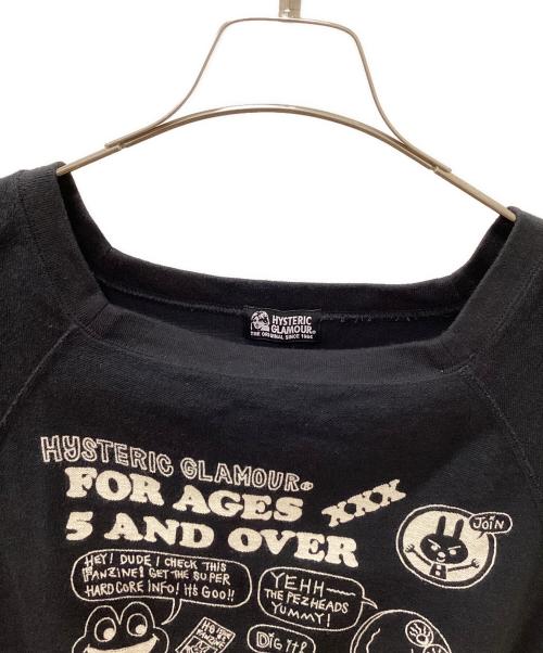Hysteric Glamour（ヒステリックグラマー）Hysteric Glamour (ヒステリックグラマー) カットソー ブラック サイズ:FREEの古着・服飾アイテム
