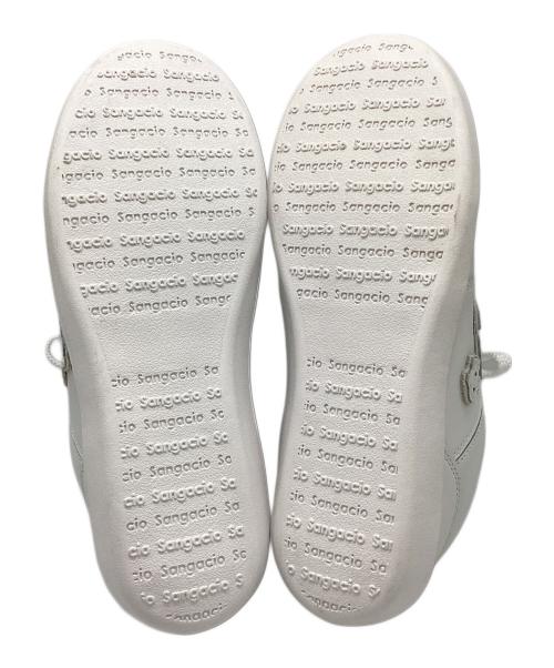 via SANGACIO（ヴィア・サンガチオ）via SANGACIO (ヴィア・サンガチオ) Brandalised (ブランダライズド) スニーカー ホワイト サイズ:27cmの古着・服飾アイテム