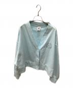 NIKEナイキ）の古着「スウェットカーディガン」｜スカイブルー