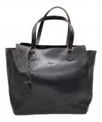 Boldriniボルドリーニ）の古着「レザートートバッグ」｜ブラック