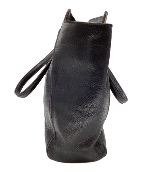 Boldrini（ボルドリーニ）Boldrini (ボルドリーニ) レザートートバッグ ブラックの古着・服飾アイテム