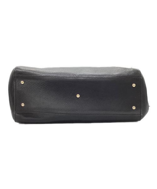 Boldrini（ボルドリーニ）Boldrini (ボルドリーニ) レザートートバッグ ブラックの古着・服飾アイテム