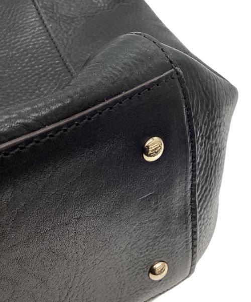 Boldrini（ボルドリーニ）Boldrini (ボルドリーニ) レザートートバッグ ブラックの古着・服飾アイテム