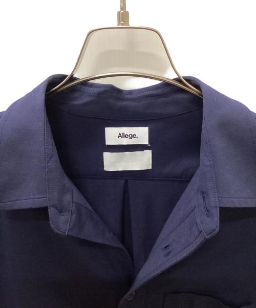KANEMASA PHIL.（カネマサフィル）KANEMASA PHIL. (カネマサフィル) ALLEGE (アレッジ) Standard Shirt ネイビー サイズ:3の古着・服飾アイテム