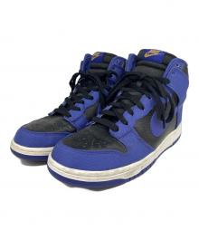 NIKE（ナイキ）の古着「DUNK HIGH [BLACK/WICKD PUR-M.GOLD]」｜ブルー×ブラック
