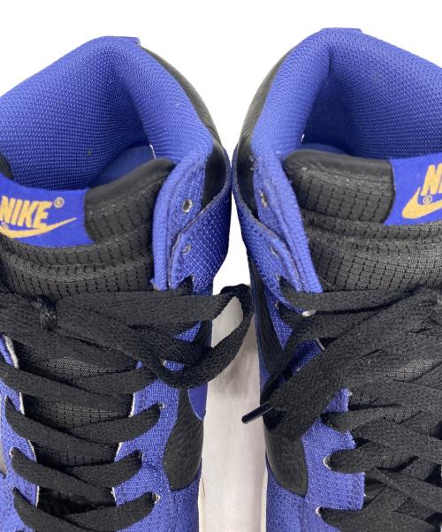NIKE（ナイキ）NIKE (ナイキ) DUNK HIGH [BLACK/WICKD PUR-M.GOLD] ブルー×ブラック サイズ:27.5cmの古着・服飾アイテム