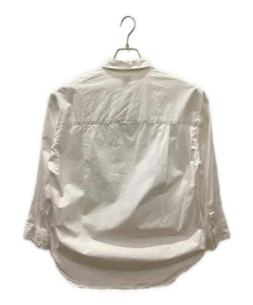 Spick and Span（スピック＆スパン）Spick and Span (スピックアンドスパン) 50コットンオーバーシャツ ホワイト サイズ:表記無しの古着・服飾アイテム