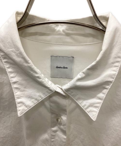 Spick and Span（スピック＆スパン）Spick and Span (スピックアンドスパン) 50コットンオーバーシャツ ホワイト サイズ:表記無しの古着・服飾アイテム