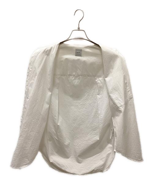 Spick and Span（スピック＆スパン）Spick and Span (スピックアンドスパン) 50コットンオーバーシャツ ホワイト サイズ:表記無しの古着・服飾アイテム