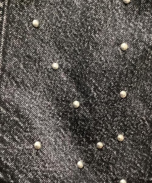 Spick and Span（スピック＆スパン）Spick and Span (スピックアンドスパン) 51/2 STUDS DENIM VEST ブラック サイズ:FREEの古着・服飾アイテム
