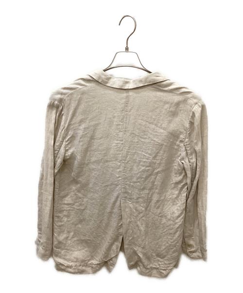 Spick and Span（スピック＆スパン）Spick and Span (スピックアンドスパン) リネンエアリージャケット ベージュ サイズ:34の古着・服飾アイテム