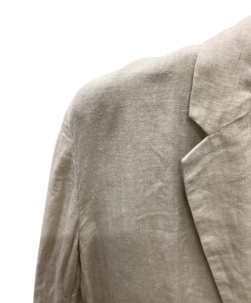 Spick and Span（スピック＆スパン）Spick and Span (スピックアンドスパン) リネンエアリージャケット ベージュ サイズ:34の古着・服飾アイテム