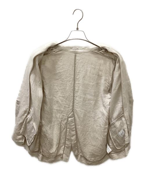 Spick and Span（スピック＆スパン）Spick and Span (スピックアンドスパン) リネンエアリージャケット ベージュ サイズ:34の古着・服飾アイテム