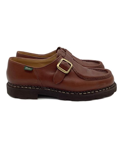 PARABOOT（パラブーツ）PARABOOT (パラブーツ) シングルモンクチロリアンシューズ ブラウン サイズ:42の古着・服飾アイテム