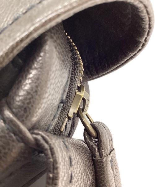 genten（ゲンテン）genten (ゲンテン) レザーショルダーバッグ ブラウンの古着・服飾アイテム