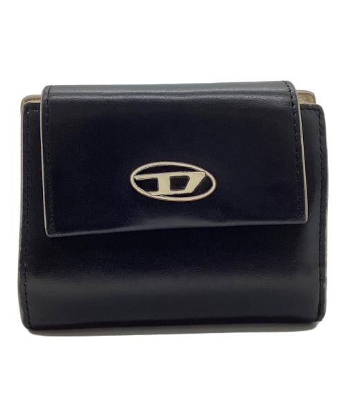 DIESEL（ディーゼル）DIESEL (ディーゼル) 2つ折り財布 ブラックの古着・服飾アイテム