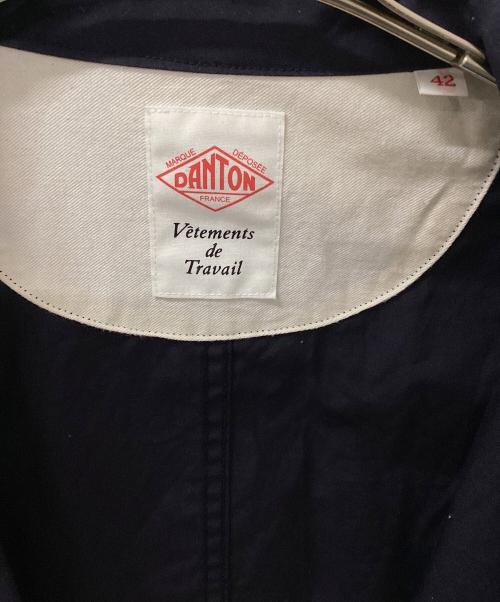 DANTON（ダントン）DANTON (ダントン) 丸襟ブルゾン ネイビー サイズ:XLの古着・服飾アイテム