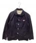 DANTON（ダントン）の古着「丸襟ブルゾン」｜ネイビー