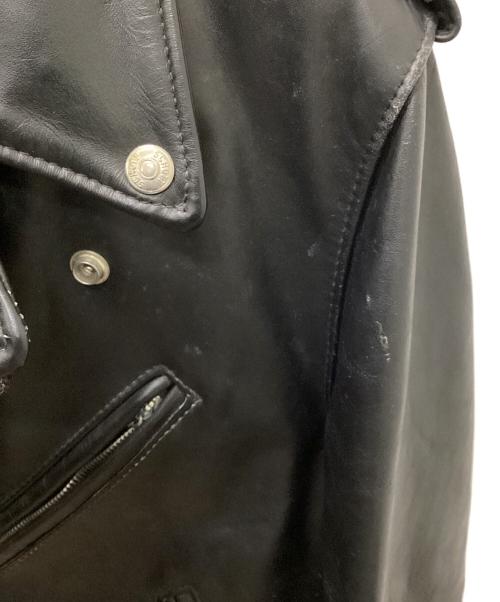 PERFECTO by Schott（パーフェクト バイ ショット）PERFECTO by Schott (パーフェクト バイ ショット) 80-90'sダブルライダースジャケット ブラック サイズ:38の古着・服飾アイテム