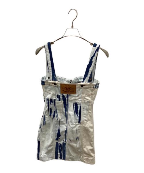 DIESEL（ディーゼル）DIESEL (ディーゼル) De Volcano Sp  short Dress インディゴ サイズ:Sの古着・服飾アイテム