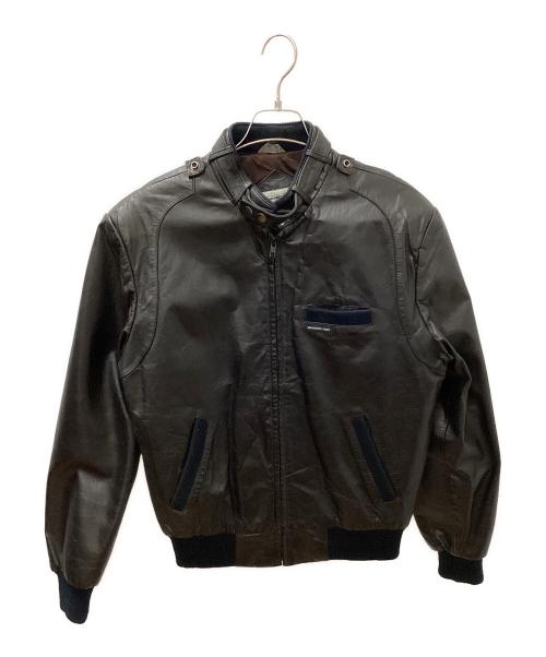 MEMBERS ONLY（メンバーズオンリー）MEMBERS ONLY (メンバーズオンリー) 80'sレザージャケット ブラック サイズ:40の古着・服飾アイテム