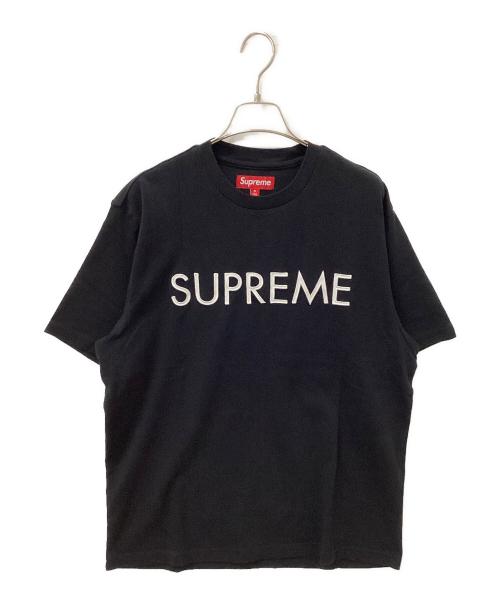 SUPREME（シュプリーム）SUPREME (シュプリーム) Capital S/S Top ブラック サイズ:Mの古着・服飾アイテム