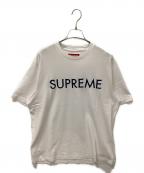 SUPREMEシュプリーム）の古着「Capital S/S Top」｜ホワイト