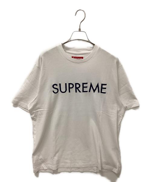 SUPREME（シュプリーム）SUPREME (シュプリーム) Capital S/S Top ホワイト サイズ:Mの古着・服飾アイテム