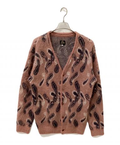 needlesモヘアカーディガン M ピンク ネイビー 中古・古着通販】Needles (ニードルズ) Mohair Cardigan -Paisley