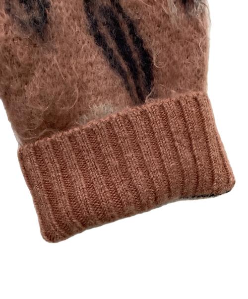 Needles（ニードルズ）Needles (ニードルズ) Mohair Cardigan -Paisley- ピンク×ネイビー サイズ:Lの古着・服飾アイテム