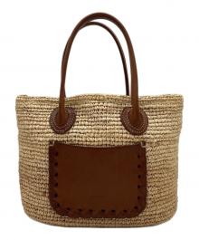 genten（ゲンテン）の古着「ソリーゾカゴバッグ」｜ベージュ×ブラウン