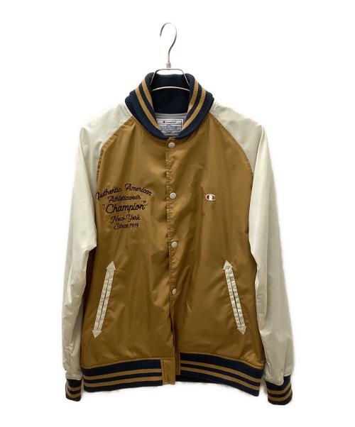 Champion（チャンピオン）Champion (チャンピオン) SHAWL COLLAR JAC イエロー サイズ:Lの古着・服飾アイテム